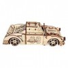 KaAfaL Modèle de Course de Puzzle en Bois 3D, Transmission en Bois Cool Voiture de Sport Adulte ingénierie kit de modèle en B