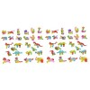 ibasenice 78 Pièces Avions en Mousse Jouets Déveil Scie Sauteuse Jouet Casse-tête danimaux 3D Puzzle