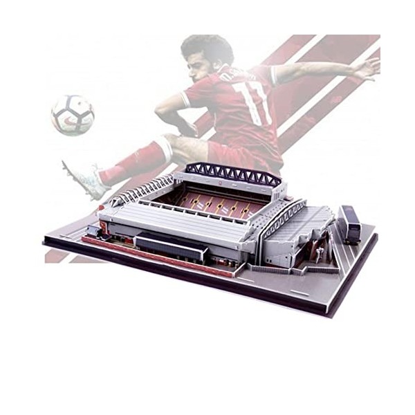 SDBRKYH Anfield Stadium Modèle, Football Field Puzzle Bâtiment 3D Stéréo Stéréo Assemblée Puzzle Jouet Ventilateurs Collectio