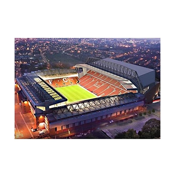 SDBRKYH Anfield Stadium Modèle, Football Field Puzzle Bâtiment 3D Stéréo Stéréo Assemblée Puzzle Jouet Ventilateurs Collectio