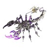 Puzzle 3D en métal Scorpion King Kit 454 pièces 3D découpé au laser modèle puzzle ornements pour adultes Kit de puzzle 3D Sco