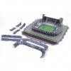 CMO Stade 3D Puzzle， Modèle du Stade Real Madrid Bernabeu Puzzle Puzzle Bricolage Souvenir 14 "X 14" X 4 " 