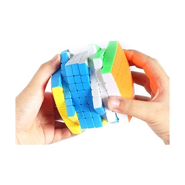 8X8x8 Speed Cube 3D Puzzle, Cube Magique sans Autocollant Casse-Tête Puzzle Jouets Enfants Cadeau danniversaire De Noël