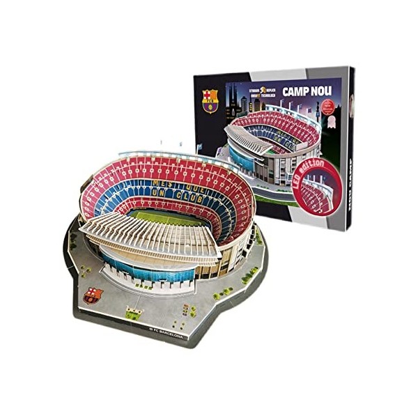 FMO 3D Puzzles Modèle de Stade, Allianz Arena Stadium, Adulte Jouets Cadeau, 15 × 10,7 × 2,6 Pouces