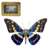 DUZU Puzzle en métal 3D pour adultes - Bricolage papillon en métal 3D - Puzzle 3D - 150 pièces - Découpe laser 3D - Modèle St