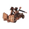 SUNDARE 3D Puzzle Bois, Chariot dépoque Puzzle 3D Adulte Maquettes, Lance-Pierre Rebondissant DIY Cadeaux de Loisirs Créatifs