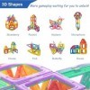 JinkySier 35 pcs Bloc de Construction Magnétiques, Jeux de Construction Magnétique Jouet, Blocs Jeux pour Enfants, Jouet Jeux