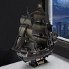 NogrAx Kits de puzzle 3D à faire soi-même - Modèle en bois - Boîte à construire avec style bateau pirate, cadeaux pour adulte