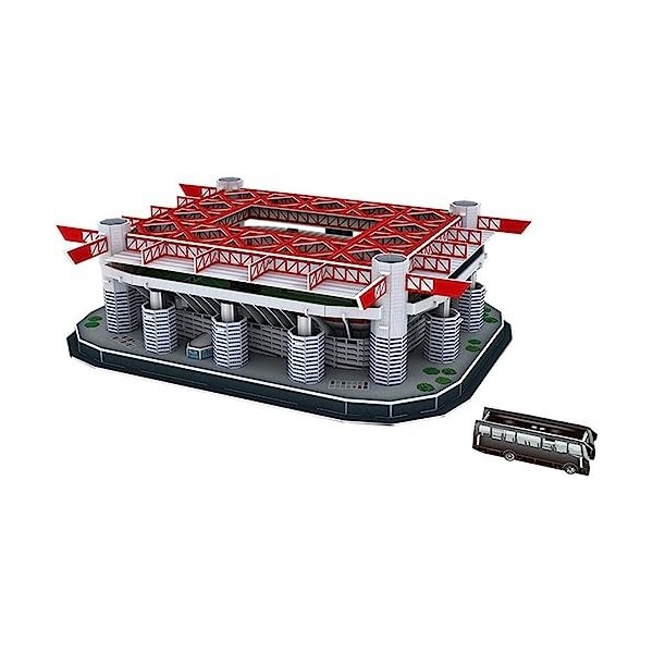 ADovz Puzzle 3D, modèle de Construction de Terrain de Football, modèle de réplique du Stade San Siro, Terrain de Football, Jo