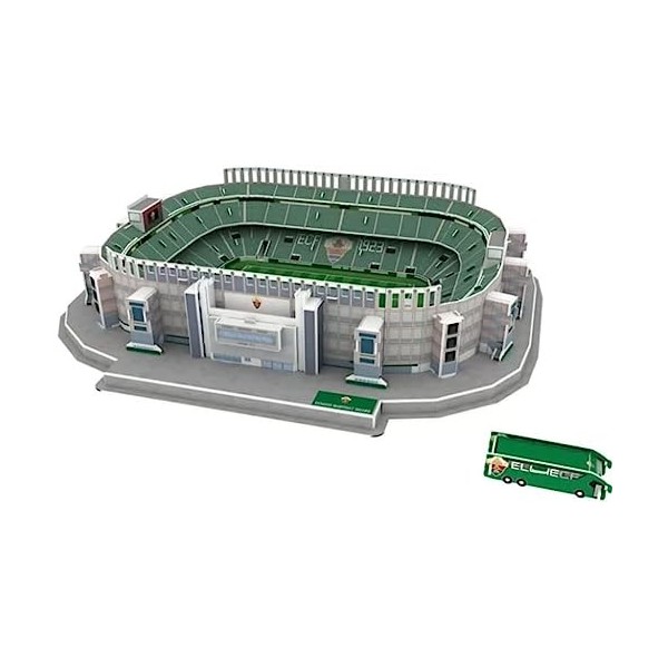 ADovz Puzzle 3D, modèle de Terrain de Football, Puzzle 3D, modèle de Stade Martinez Valero Estadio, Jouets de Puzzle DIY for 