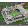 ADovz Puzzle 3D, modèle de Terrain de Football, Puzzle 3D du Stade Iduna Signal Park, réplique DIY du Stade Westfalen, Dortmu