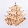 SHPEHP Puzzles 3D pour Adultes et Enfants, Kits de Construction de modèles darchitecture en Chine comme Cadeaux de Puzzle de