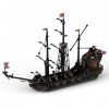 SRYC MOC-36789 Briques de construction de bateau pirate médiéval - 1411 blocs de serrage - Bateau médiéval MOC - Compatible a