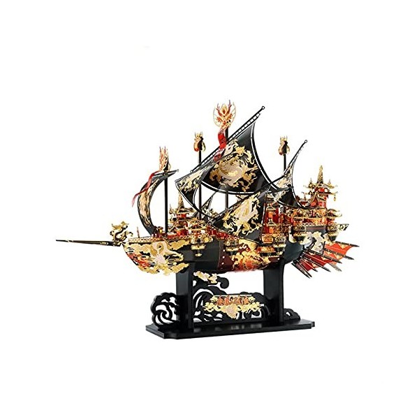 FUDAGJ Puzzle 3D Sky Ship avec des caractéristiques Chinoises Motif de Bricolage de Puzzle adapté aux Adultes de Plus de 14 A