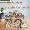 KaAfaL Puzzles 3D Jouet for Adulte - Modèle de Transmission Mécanique - Kit de Piste Mécanique à Manivelle - Jeux de Casse-tê