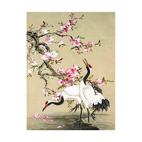 Puzzle en Bois Red-crowned crane,1500 3D Puzzle Coloré Jeu DIntelligence De lart De La Décoration Moderne Jeu Cadeau Unique