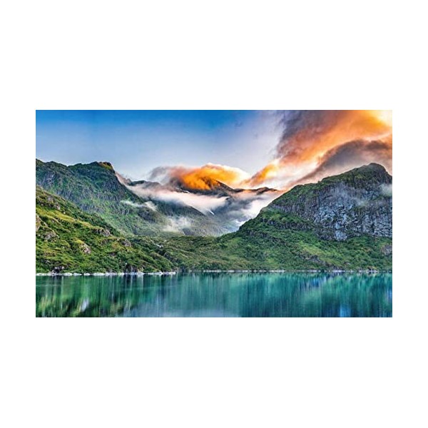 Puzzle pour Adultes de 1000 pièces mountain peak-15003D Puzzle ColoréPuzzle 3D Décor À La Maison pour Le Moderne Art Mural