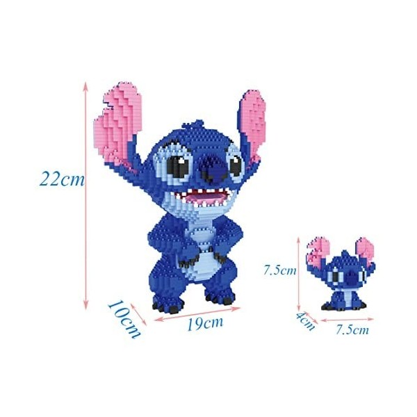 Animés Nano Blocs Puzzle Mini Bricolage bâtiment 3D Puzzle Jouets pour garçons et Filles Cadeaux danniversaire Cadeau de déc