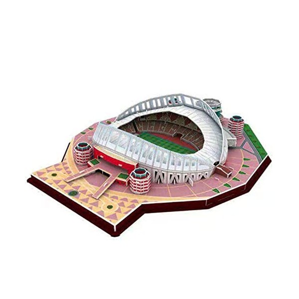 FMO 3D Puzzles Modèle de Stade, Estadio Azteca Stadium, Adulte Jouets Cadeau, 12,8 × 11,4 × 3 Pouces