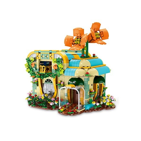 SRYC Blocs de construction modulaire pour magasin de fruits, modèle de magasin de fruits avec lumière, MOC Architecture Modul