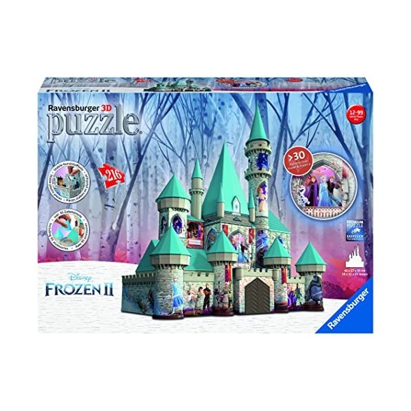 Ravensburger - Puzzle 3D - Building - Château de La Reine des Neiges / Disney - 11156