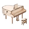 Hand Craft Puzzle 3D en bois pour enfants et adultes Piano 