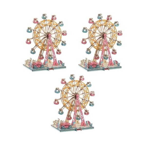 ibasenice 2 Pièces Énigmes Scie Sauteuse Casse-tête 3D Puzzle 3D en Bois Enfant Cadeau Bambou