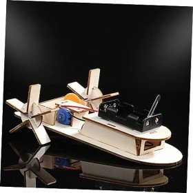 Totority 6 Pièces Bricolage Bricolage Bateau en Bois 3D Bateau en Bois Puzzle 3D Puzzle Enfants Ensembles De Jeu Puzzle Puzzl