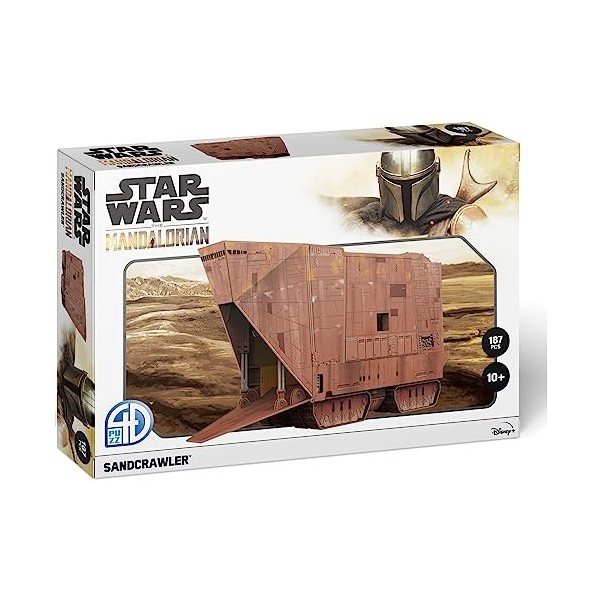 4D Cityscape Star Wars Mandalorian 3D Model and Puzzle Kits Mandalorian Sandcrawler 