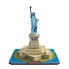 Blancho [Statue de la Liberté] Bâtiment drôle Modèle Puzzle 3D Puzzle Enfants