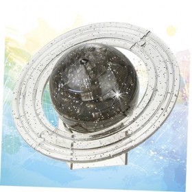 Totority 3 Pièces Cristal Puzzle 3D Cristal Jigsaw Puzzle 3D Assemblé Jouet Bricolage Puzzle Jouet 3D Puzzles pour Enfants Bl