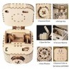 HIZQ Puzzles 3D, Adulte Laser Cutting sans Colle DIY Kits De ModÈLes De Boîte De Mot De Passe Puzzle en Bois 3D, pour La DÉCo