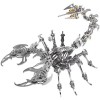 Puzzle 3D en métal - Scorpion King - Kit de modélisation mécanique - Pour adultes - Miniatures dinsectes sophistiqués - Joue