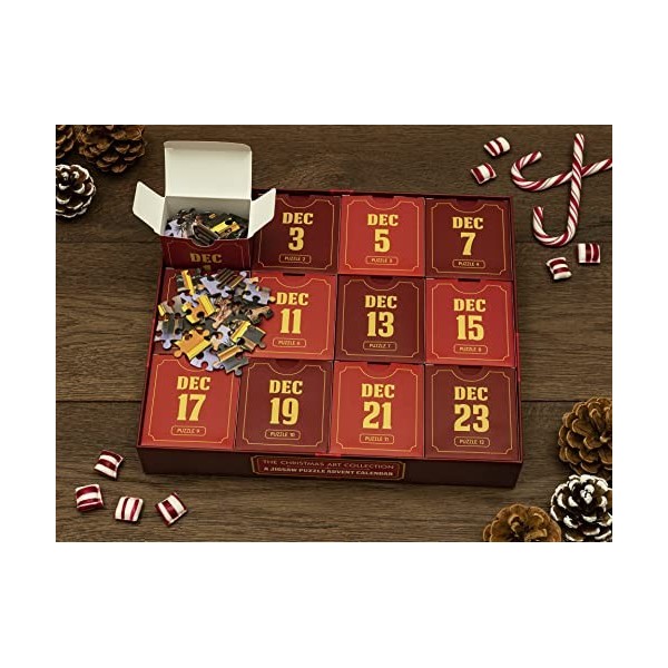 Puzzle calendrier de lavent - Collection de Noël