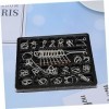 Toyvian 75 Pièces Bague Chinoise Puzzle 3D pour Adultes Puzzle Danneau De Fil Cube De Serpent Verrouillage De Déverrouillage