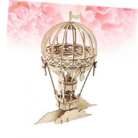 Totority 2 Ensembles De Puzzles Modèle 3D Montgolfière en Bois