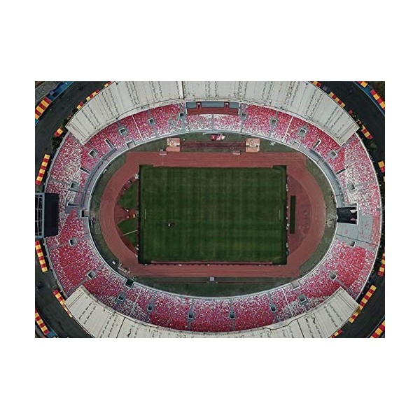 SDBRKYH Terrain de Football américain Puzzle 3D, Centre Sportif de Tianhe Stadium Model Building Décoration Fan Gift Collecti