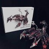 Microworld D003 Puzzle 3D en métal Motif scorpion Rouge