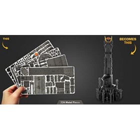 Metal Earth Puzzle 3D Tour Barad-Dur - Puzzle en métal - Le Seigneur des Anneaux - Maquettes à construire pour adultes, nivea