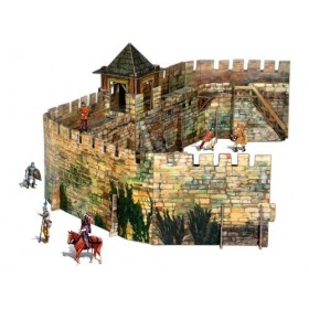 Keranova keranova286&nbsp;39&nbsp;x 7&nbsp;x 15&nbsp;cm Papier Clever médiéval Town Fortress Mur 3D Puzzle