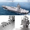 Piececool Puzzles métalliques 3D pour adultes, USS Enterprise CVN-65 Kit de construction de modèle de Battleship 3D, jouet de