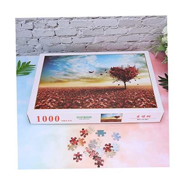 ibasenice 3 Ensembles Puzzles De Scène Jouet Puzzle Coloré Casse-tête du Pays des Merveilles Puzzles 3D Jeu De Puzzle Intelle