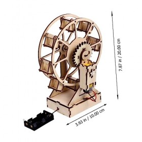 Totority 3 Pièces Assemblé Modèle Ornements 3D Puzzles pour Enfants 3D Jigsaw Puzzle 3D Enfants Puzzles Modèle Mécanique Joue