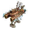 Novaray Puzzle 3D Steampunk en bois, plus de 400 pièces DIY Fantasy vaisseau spatial Chef-dœuvre de bricolage Vingt mille mi