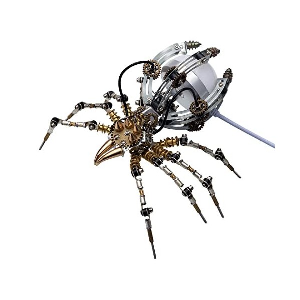 JoyMate Puzzle 3D en métal Squelette Kit de modélisation pour adultes, Steampunk Figurine animale mécanique Figurine de jouet