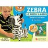 Zebra: Wildlife 3D Puzzle and Books