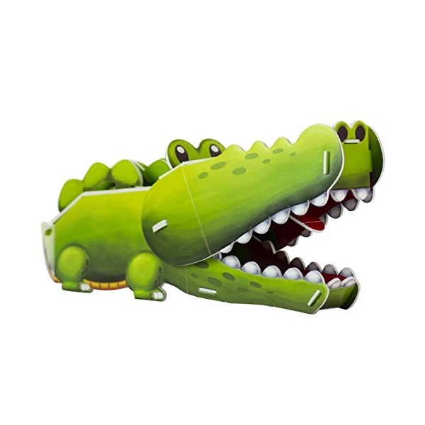 Crocodile: Wildlife 3D Puzzle and Books