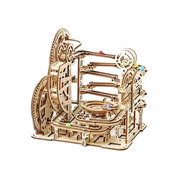 KaAfaL Puzzles 3D - Jouet de Labyrinthe en Marbre - Kit de Modèle Mécanique Créatif en Bois - Les Amoureux des Puzzles en Boi