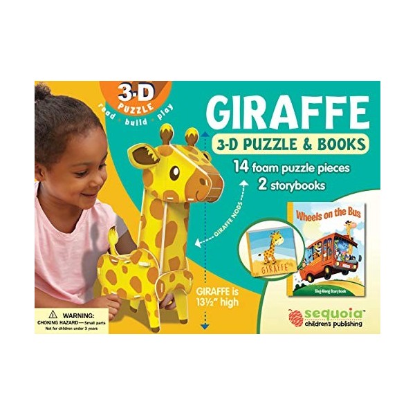 Giraffe: Wildlife 3D Puzzle and Books