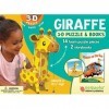 Giraffe: Wildlife 3D Puzzle and Books